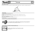 Предварительный просмотр 24 страницы Tool it FLIP FLAP Manual