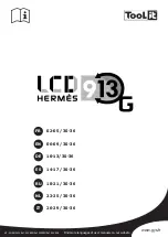 Tool it HERMES LCD 9.13G User Manual preview