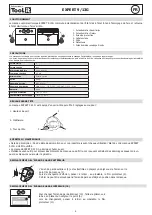 Предварительный просмотр 4 страницы Tool it LCD EXPERT 9/13G User Manual