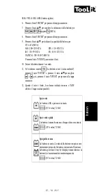 Preview for 27 page of Tool it NBT 200 Test Procedures / Operating Instructions