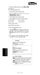 Preview for 32 page of Tool it NBT 200 Test Procedures / Operating Instructions