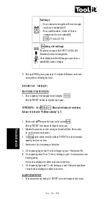 Preview for 33 page of Tool it NBT 200 Test Procedures / Operating Instructions