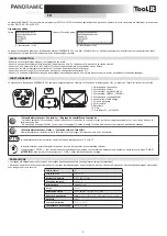 Preview for 2 page of Tool it PANORAMIC 3XL Manual