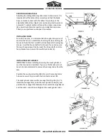 Предварительный просмотр 10 страницы Tool Shed TSBM Operation Manual