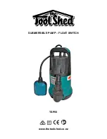 Tool Shed TSP55 Operation Manual предпросмотр