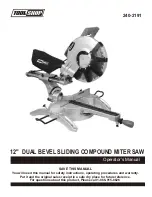 Предварительный просмотр 1 страницы Tool Shop 240-2191 Operator'S Manual