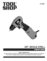 Предварительный просмотр 1 страницы Tool Shop 241-9885 Operator'S Manual