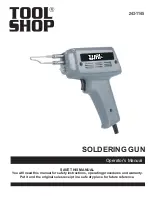 Tool Shop 243-1145 Operator'S Manual preview