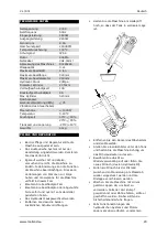 Предварительный просмотр 20 страницы Tooland VL 3001 Instruction Manual