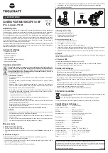 Preview for 3 page of TOOLCRAFT 1172728 Operating Instructions