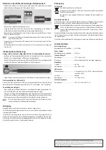 Preview for 2 page of TOOLCRAFT 1276161 Operating Instructions Manual