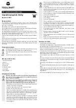 Preview for 7 page of TOOLCRAFT 1276161 Operating Instructions Manual