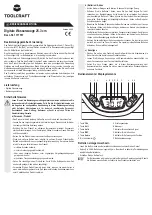 Preview for 1 page of TOOLCRAFT 1377557 Operating Instructions Manual