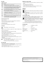 Preview for 4 page of TOOLCRAFT 1377557 Operating Instructions Manual