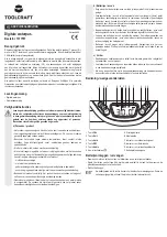 Preview for 7 page of TOOLCRAFT 1377557 Operating Instructions Manual