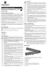 TOOLCRAFT 1377960 Operating Instructions Manual предпросмотр