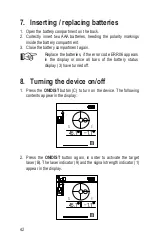 Предварительный просмотр 42 страницы TOOLCRAFT 1400305 Operating Instructions Manual