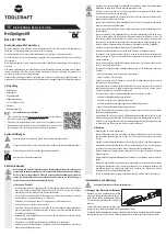 Preview for 1 page of TOOLCRAFT 1407369 Operating Instructions Manual