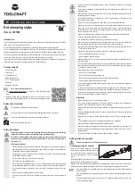 Preview for 3 page of TOOLCRAFT 1407369 Operating Instructions Manual