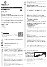 Preview for 7 page of TOOLCRAFT 1407369 Operating Instructions Manual