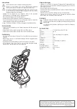 Preview for 2 page of TOOLCRAFT 1577228 Operating Instructions Manual