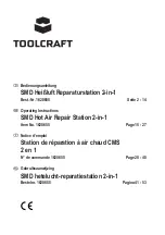 TOOLCRAFT 1620655 Operating Instructions Manual preview
