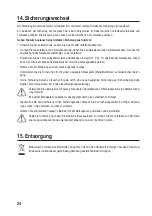 Предварительный просмотр 24 страницы TOOLCRAFT 2108748 Operating Instructions Manual