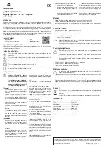 Preview for 2 page of TOOLCRAFT 2131499 Operating Instructions