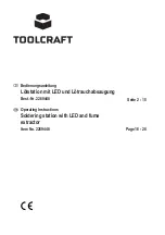 Preview for 1 page of TOOLCRAFT 2269448 Operating Instructions Manual