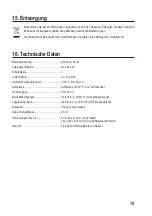 Preview for 19 page of TOOLCRAFT 2301606 Operating Instructions Manual