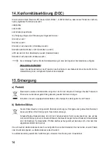 Preview for 14 page of TOOLCRAFT 2309665 Operating Instructions Manual