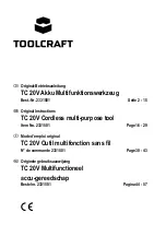 Preview for 1 page of TOOLCRAFT 2331501 Original Instructions Manual