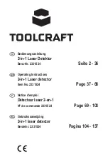 Предварительный просмотр 1 страницы TOOLCRAFT 2331524 Operating Instructions Manual