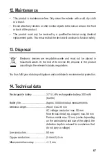 Preview for 67 page of TOOLCRAFT 2331524 Operating Instructions Manual