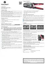 Preview for 3 page of TOOLCRAFT 2567821 Operating Instructions