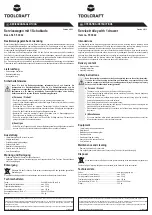 TOOLCRAFT 55 39 42 Operating Instructions preview