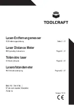 Preview for 1 page of TOOLCRAFT 75 98 13 Operating Instructions Manual