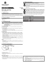 Preview for 3 page of TOOLCRAFT 82 09 18 Operating Instructions