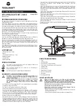 TOOLCRAFT 82 60 54 Operating Instructions Manual preview