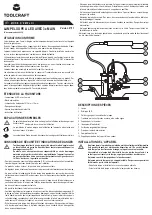 Preview for 5 page of TOOLCRAFT 82 60 54 Operating Instructions Manual