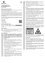 Preview for 1 page of TOOLCRAFT CL12 Operating Instructions Manual