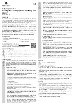 Preview for 3 page of TOOLCRAFT KBI-637 Operating Instructions Manual