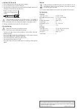 Preview for 4 page of TOOLCRAFT KBI-637 Operating Instructions Manual