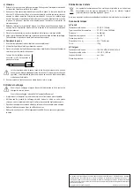 Preview for 6 page of TOOLCRAFT KBI-637 Operating Instructions Manual