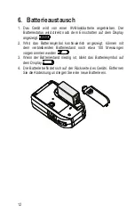 Предварительный просмотр 12 страницы TOOLCRAFT LDM 50 U Operating Instructions Manual