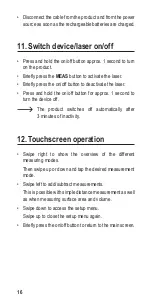 Предварительный просмотр 16 страницы TOOLCRAFT LDM X100 Operating Instructions Manual