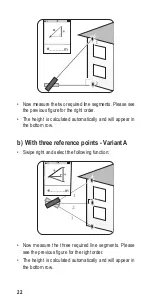 Предварительный просмотр 22 страницы TOOLCRAFT LDM X100 Operating Instructions Manual