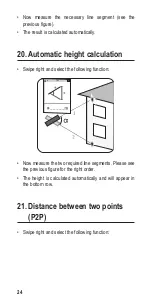 Предварительный просмотр 24 страницы TOOLCRAFT LDM X100 Operating Instructions Manual