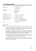 Preview for 19 page of TOOLCRAFT RAS-200 Original Operating Instructions