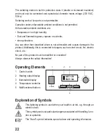 Предварительный просмотр 22 страницы TOOLCRAFT ST100-D Operating Instructions Manual